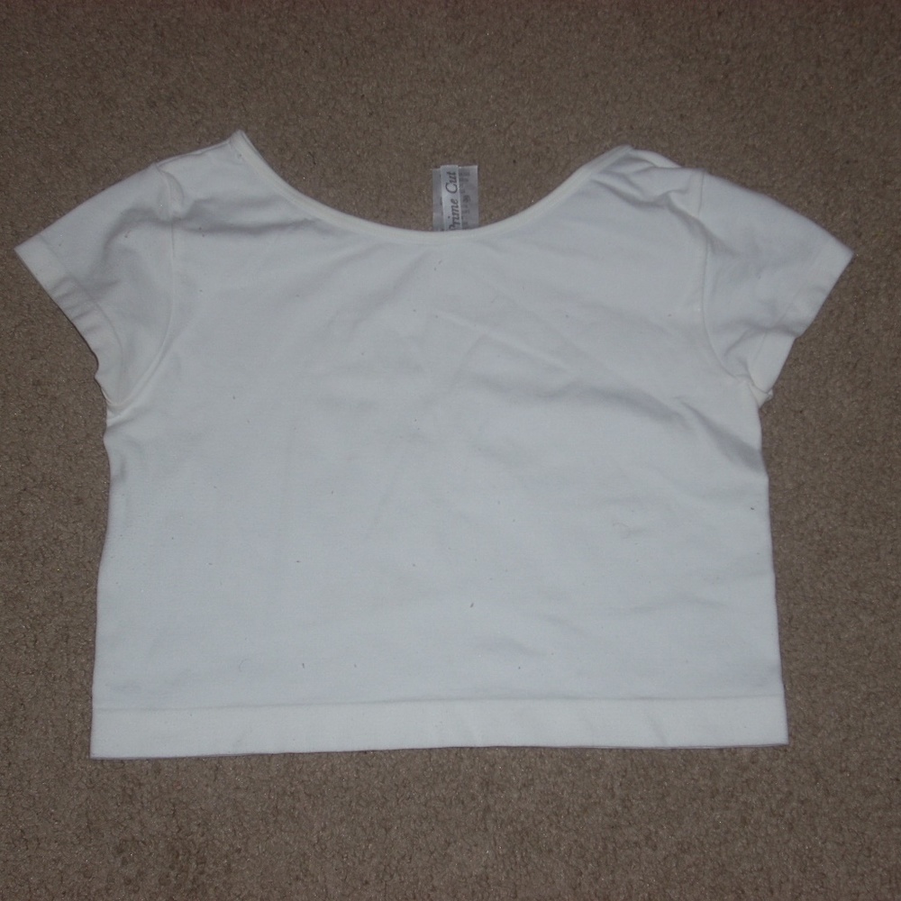 White Crop top